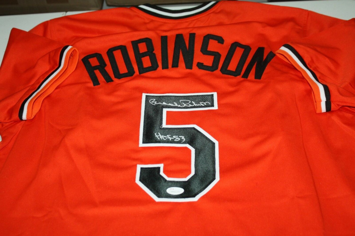 brooks robinson autographed jersey