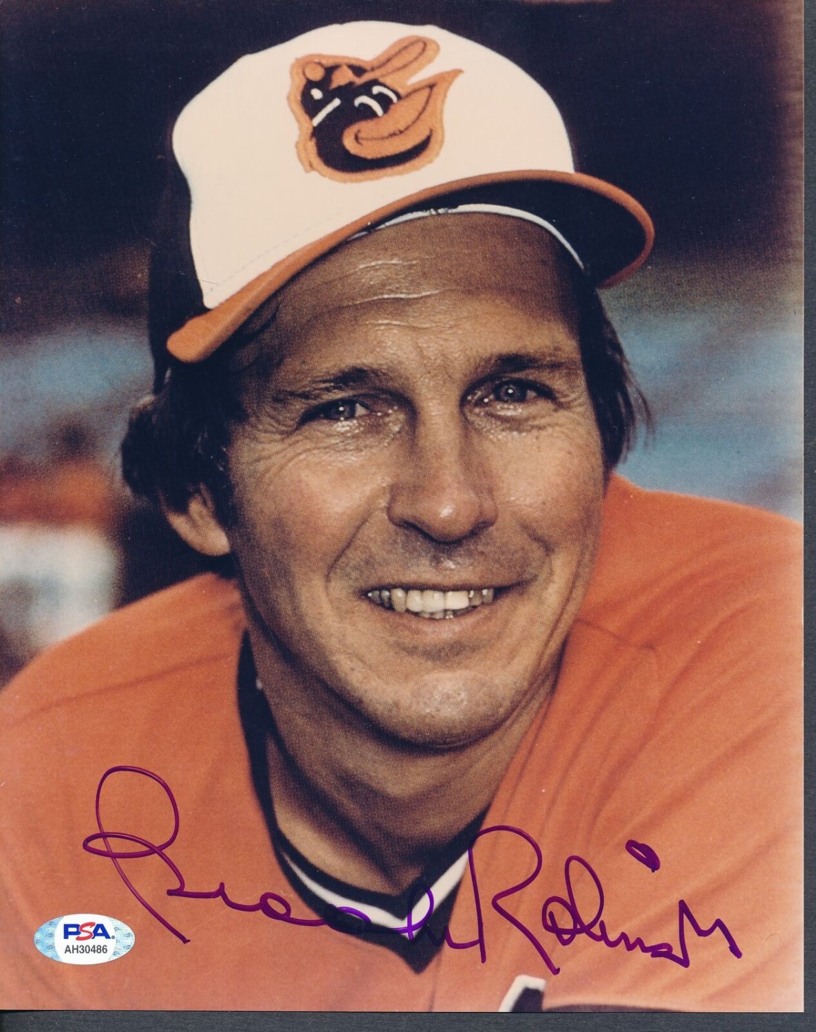 Brooks Robinson Autographed Signed Orioles 8X10 Photo Autograph Auto PSA/DNA