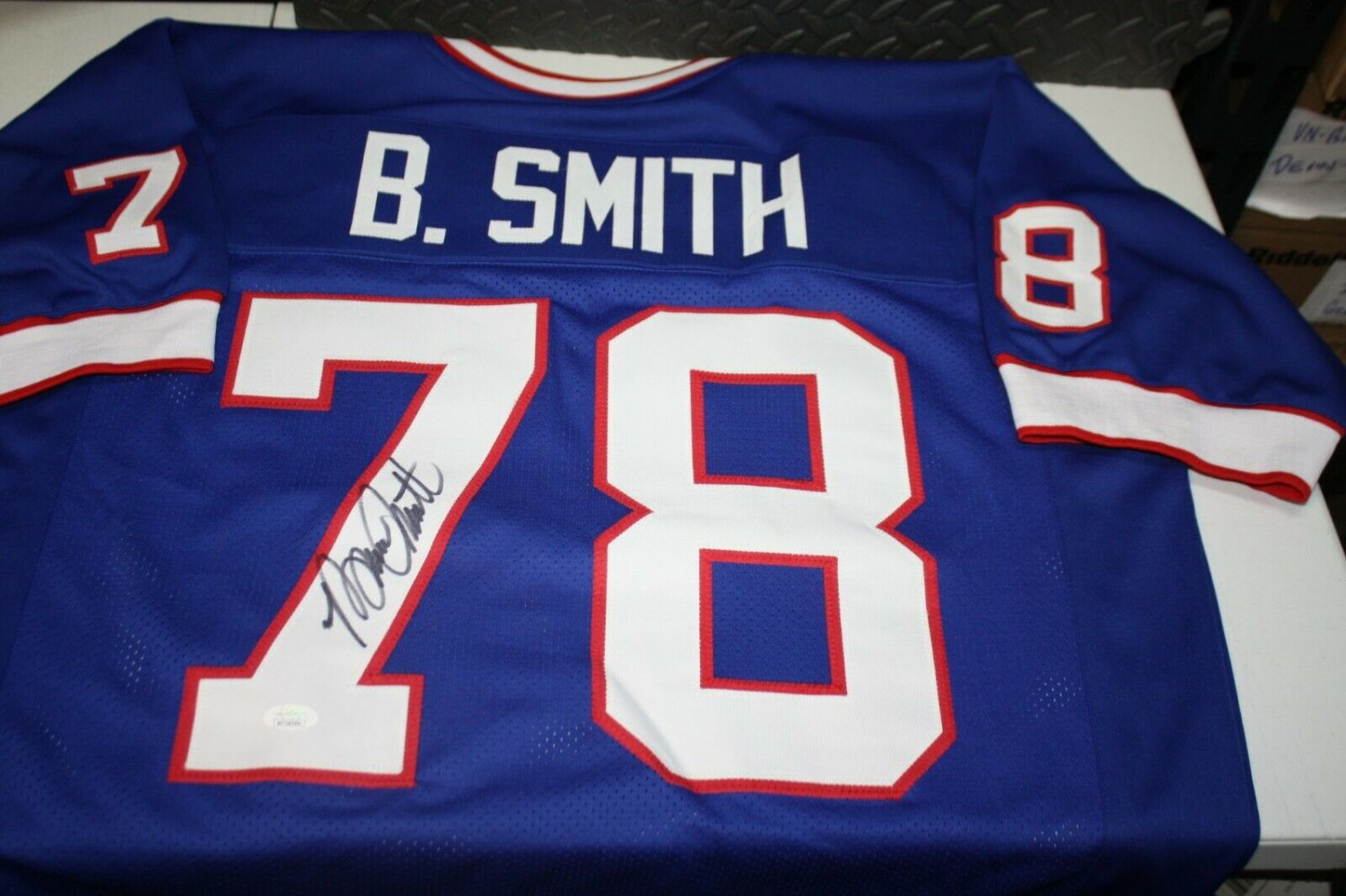 bruce smith autographed jersey