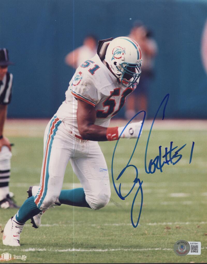 Bryan Cox Autographed Signed Dolphins 8X10 Photo Beckett