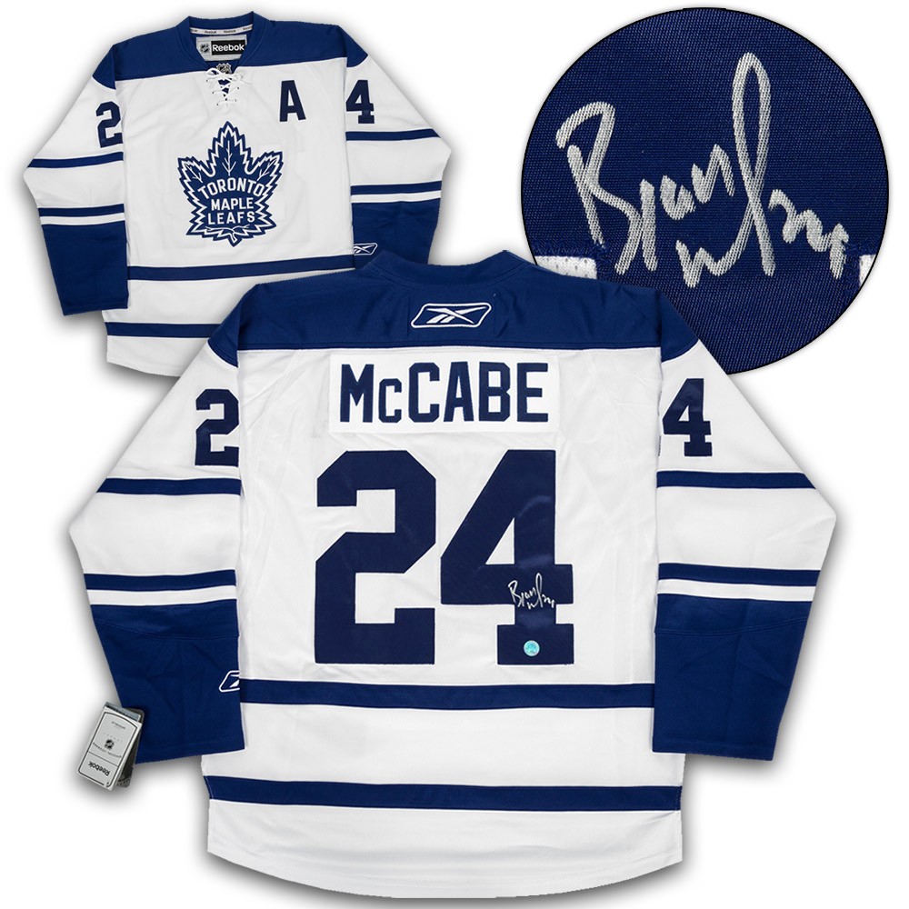 Bryan Mccabe Toronto Maple Leafs Autographed Signed Alternate