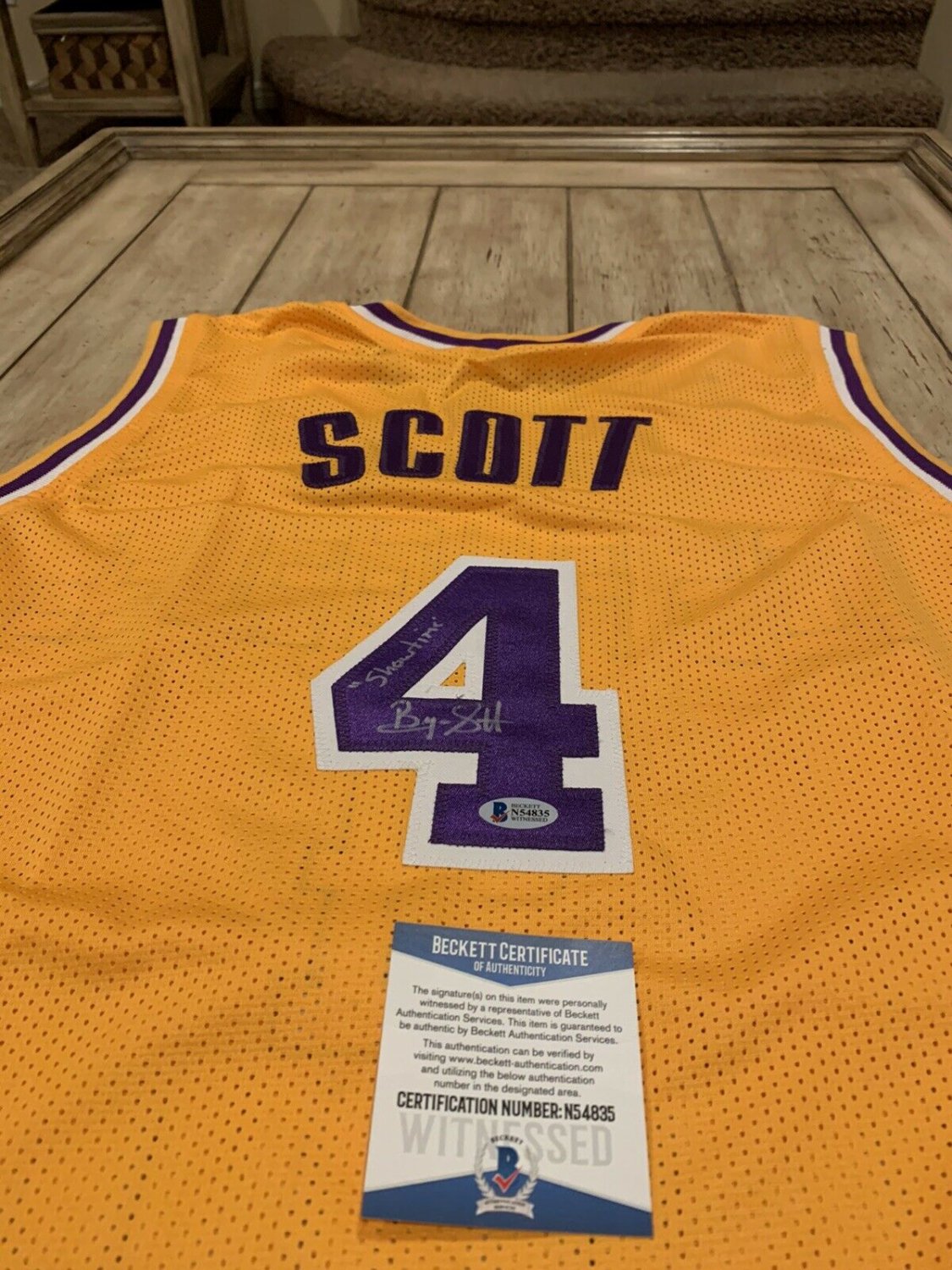 byron scott lakers jersey