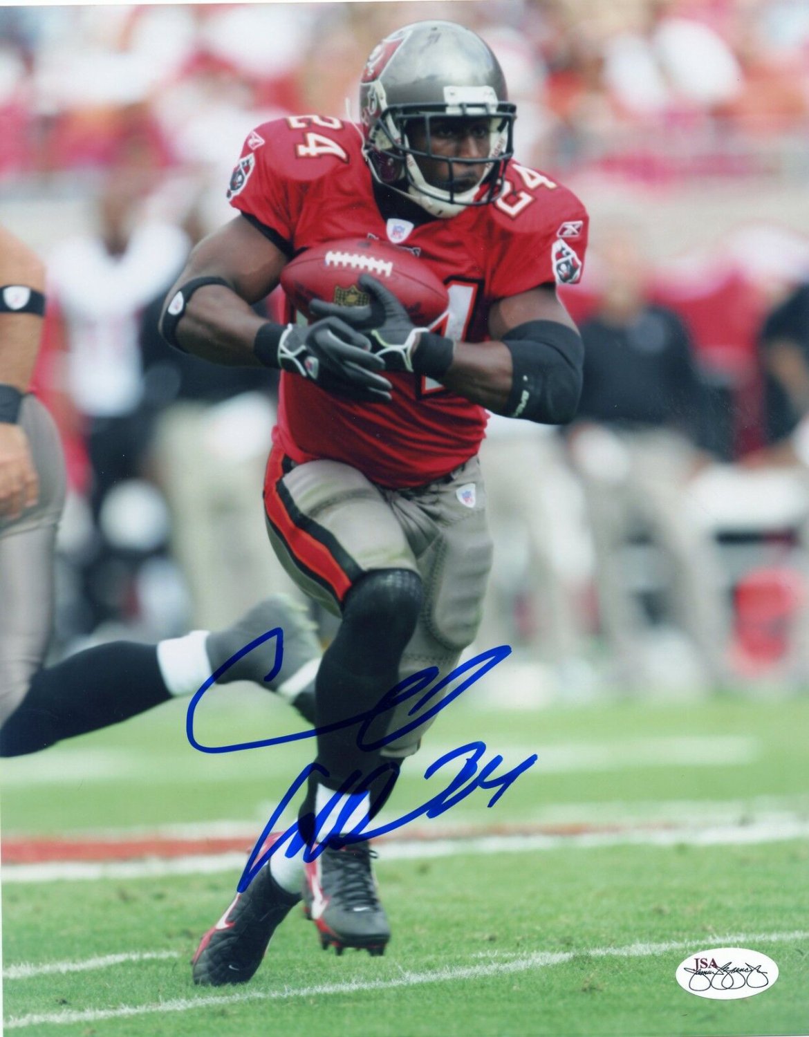 Cadillac Williams Autographed Signed Tampa Bay Bucs W/ JSA Stamp