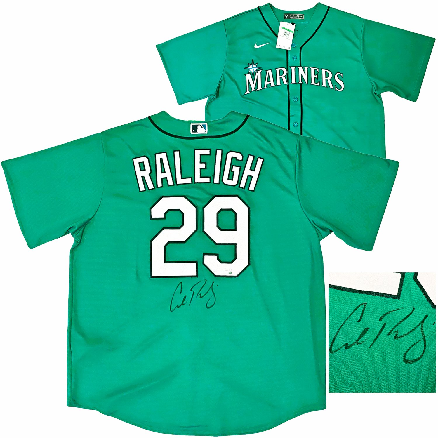 Cal Raleigh Seattle Mariners Autographed Fanatics Authentic