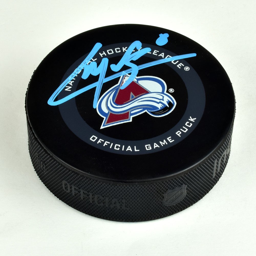 Cale makar signed puck
