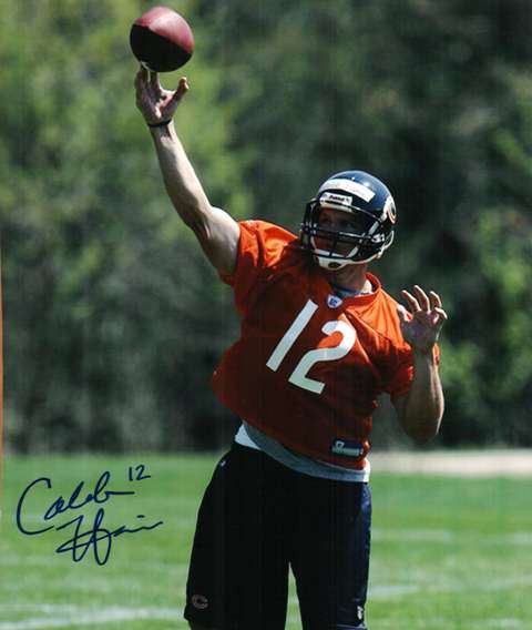 Caleb Hanie Autographed Signed Photo - Chicago Bears - Autographs