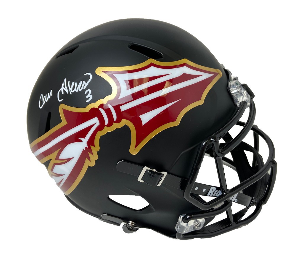 Cam Akers Autographed Signed Florida State Seminoles Black Riddell AMP Full  Size Replica Helmet - Beckett Authentic