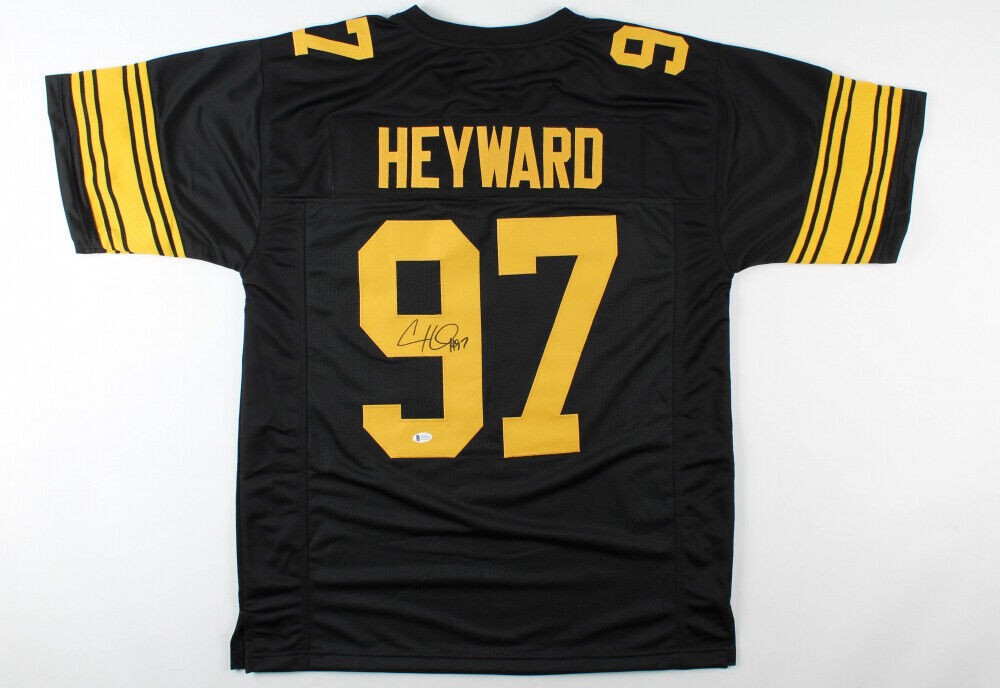 Cameron Heyward Autographed Signed Pittsburgh Steelers Jersey (Beckett  Holo) 3Xpro Bowl Dt