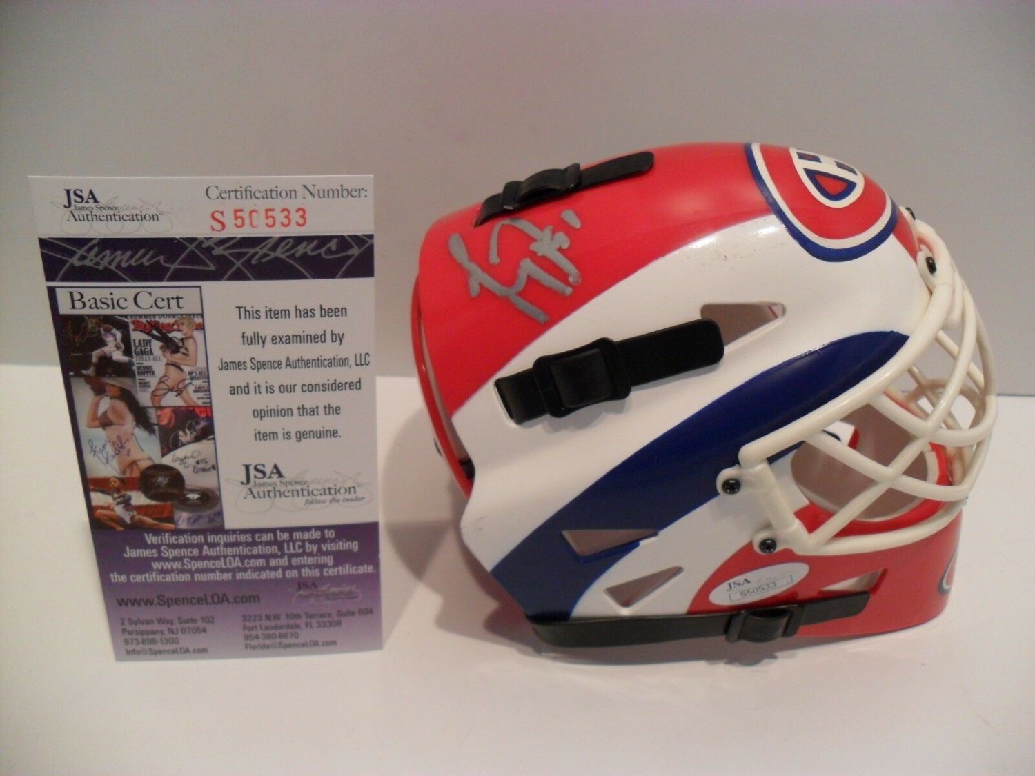 Carey Price Autographed Signed Autograph Montreal ...