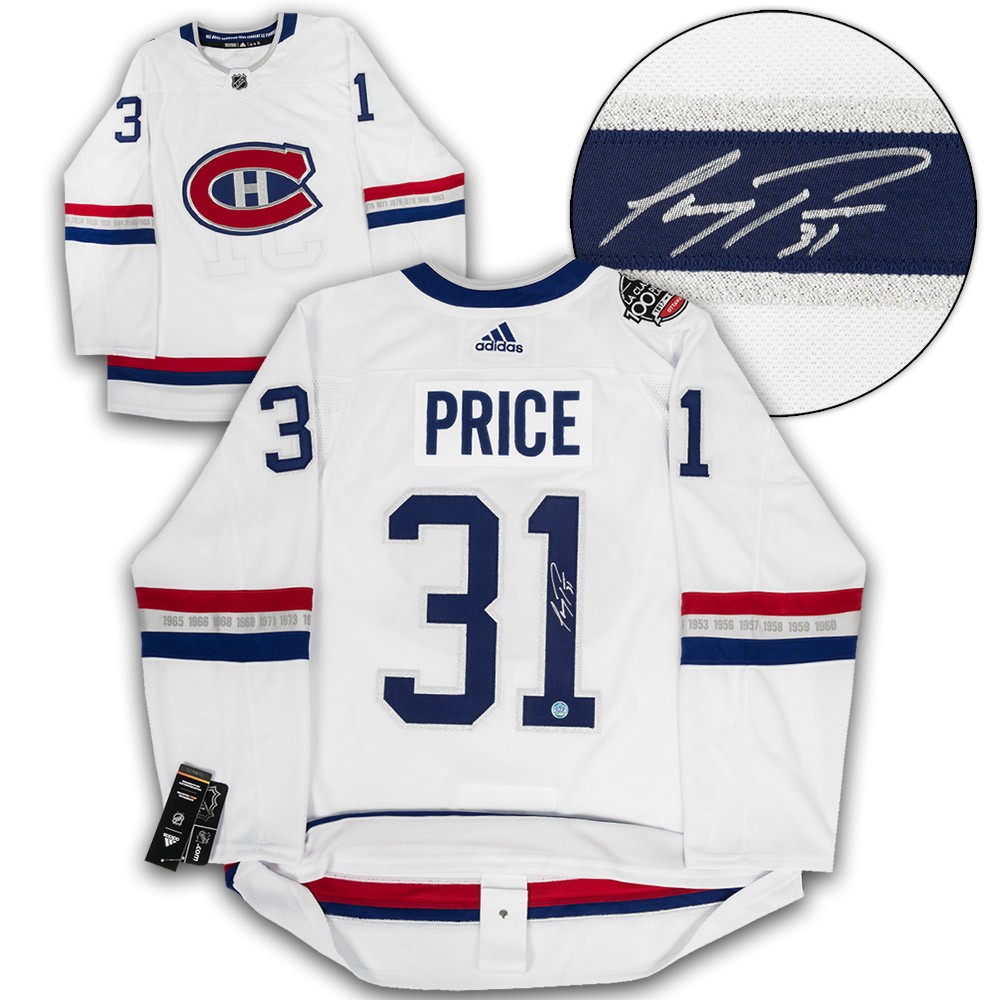 carey price autographed montreal canadiens jersey