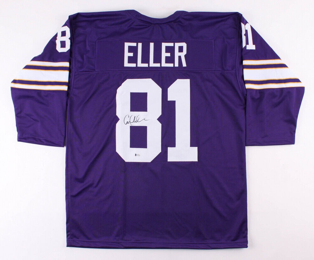 Carl Eller Signed Minnesota Vikings Jersey (Beckett COA)