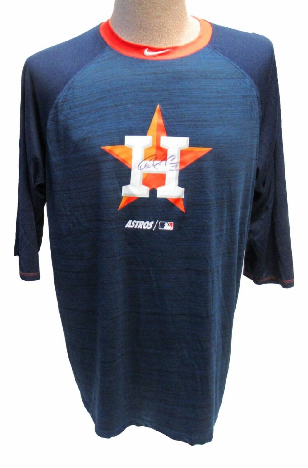 Carlos Correa Autographed Signed Autograph Game Worn Used Batting Practice  Shirt PSA/DNA