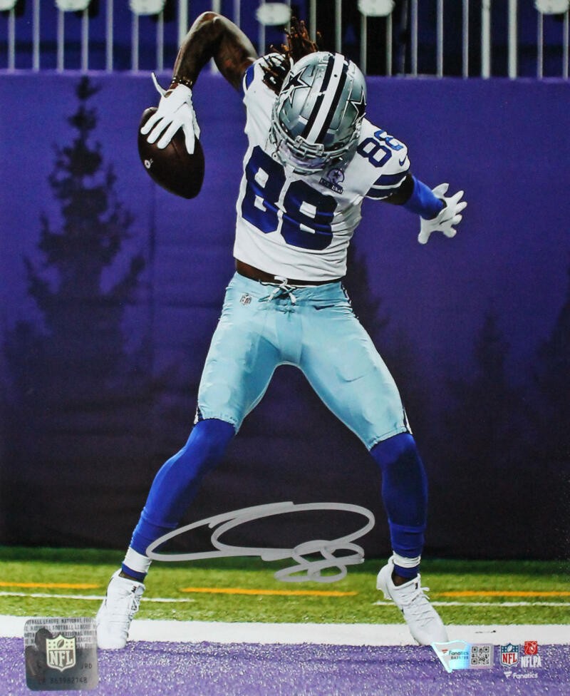 Ceedee Lamb Autographed Signed Dallas Cowboys 8X10 Dance Photo-Fanatics  Silver