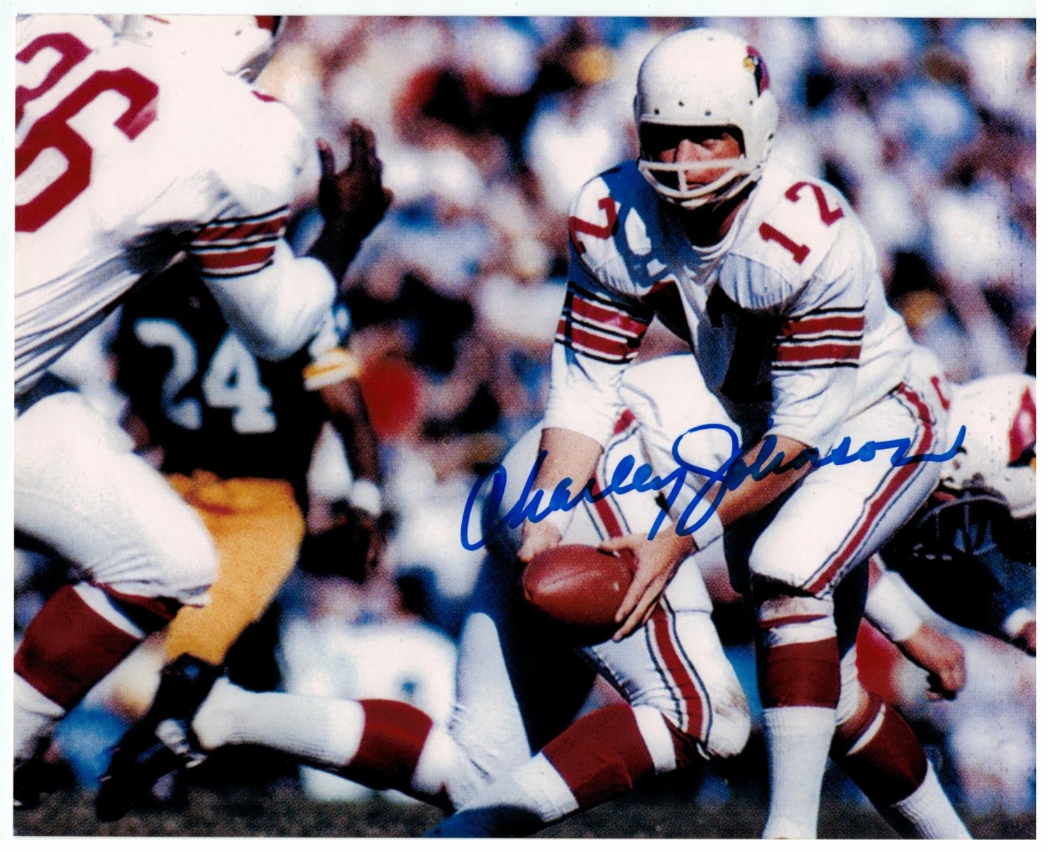 Charley Johnson St. Louis Cardinals (football) Autographed Signed 8x10 Photo