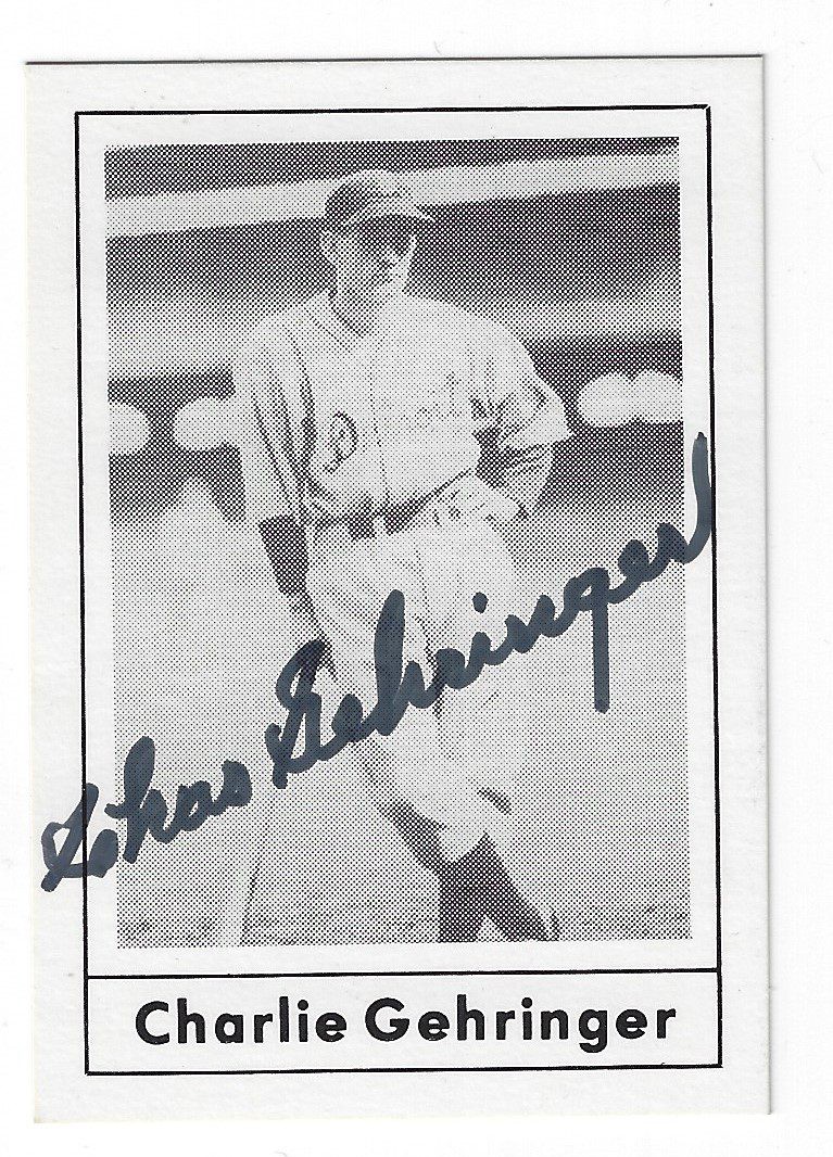 Charlie Gehringer - Autographed Signed Photograph