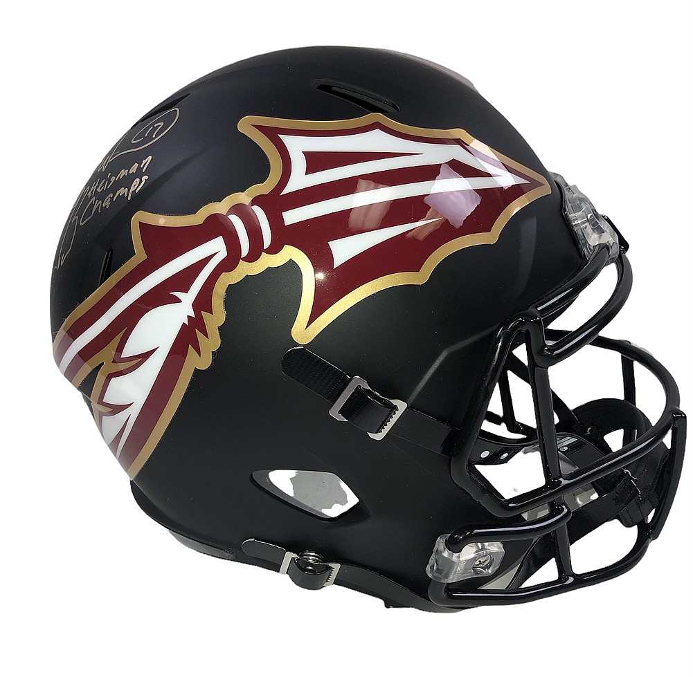 Charlie Ward Autographed Signed Florida State Seminoles Riddell Speed ...