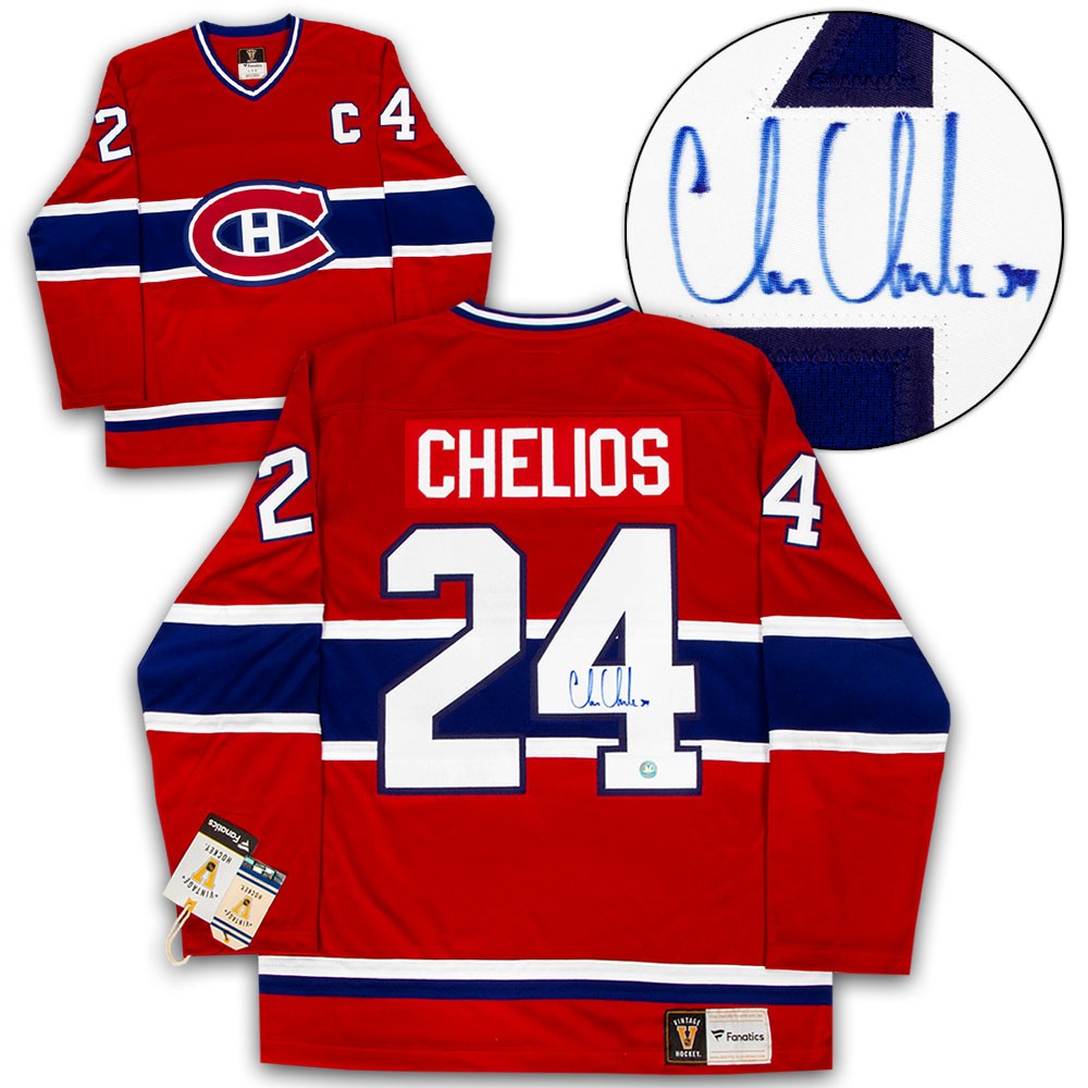 Chris Chelios Montreal Canadiens Autographed Signed ...