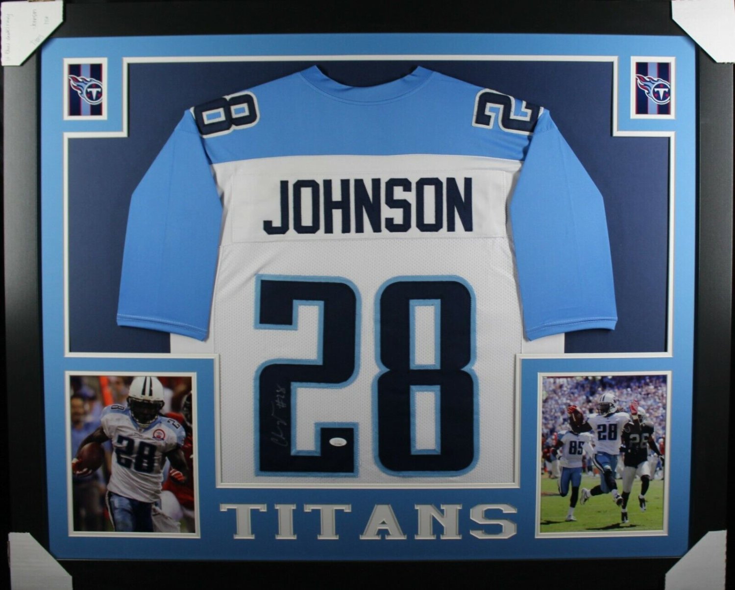 Tennessee Titans Johnson NFL American Football Jersey - Blue - XXL