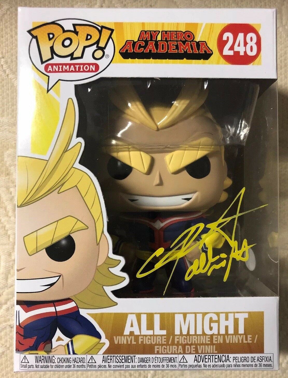 christopher sabat signed funko pop