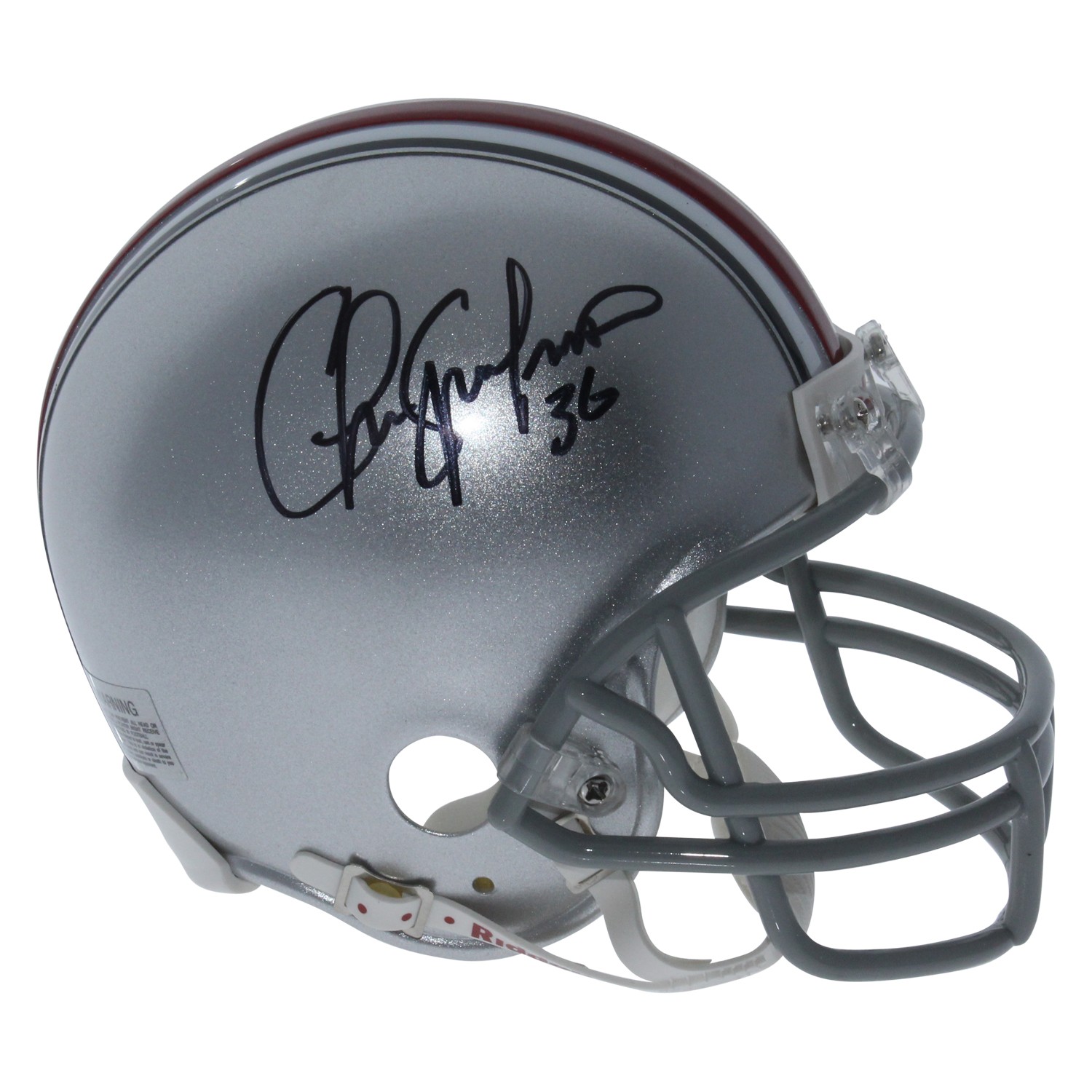 Chris Spielman Ohio State Buckeyes Autographed Signed Riddell Mini