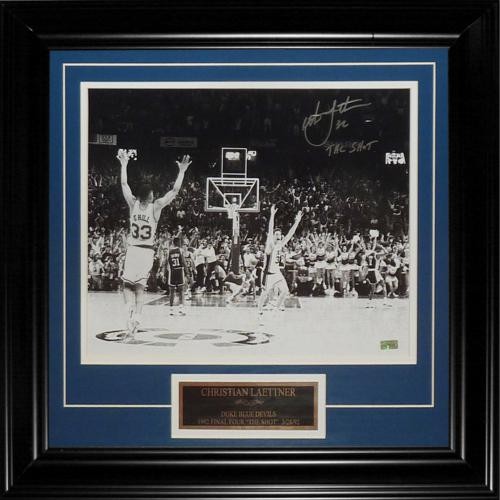 Christian Laettner Autographed Signed Auto Duke Blue Devils The