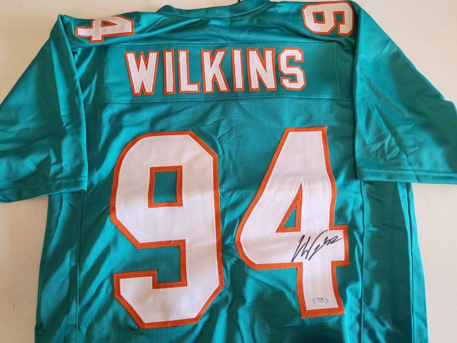 Christian Wilkins, Autographed Signed #94 Dolphins Auto Football