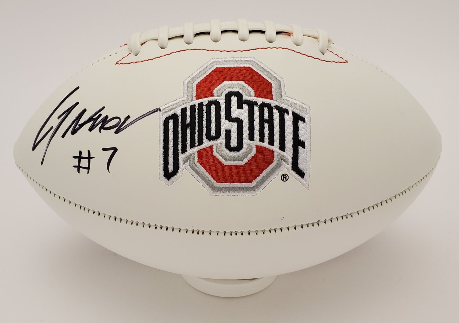 CJ Stroud Ohio State Buckeyes Autographed Signed White Panel Football