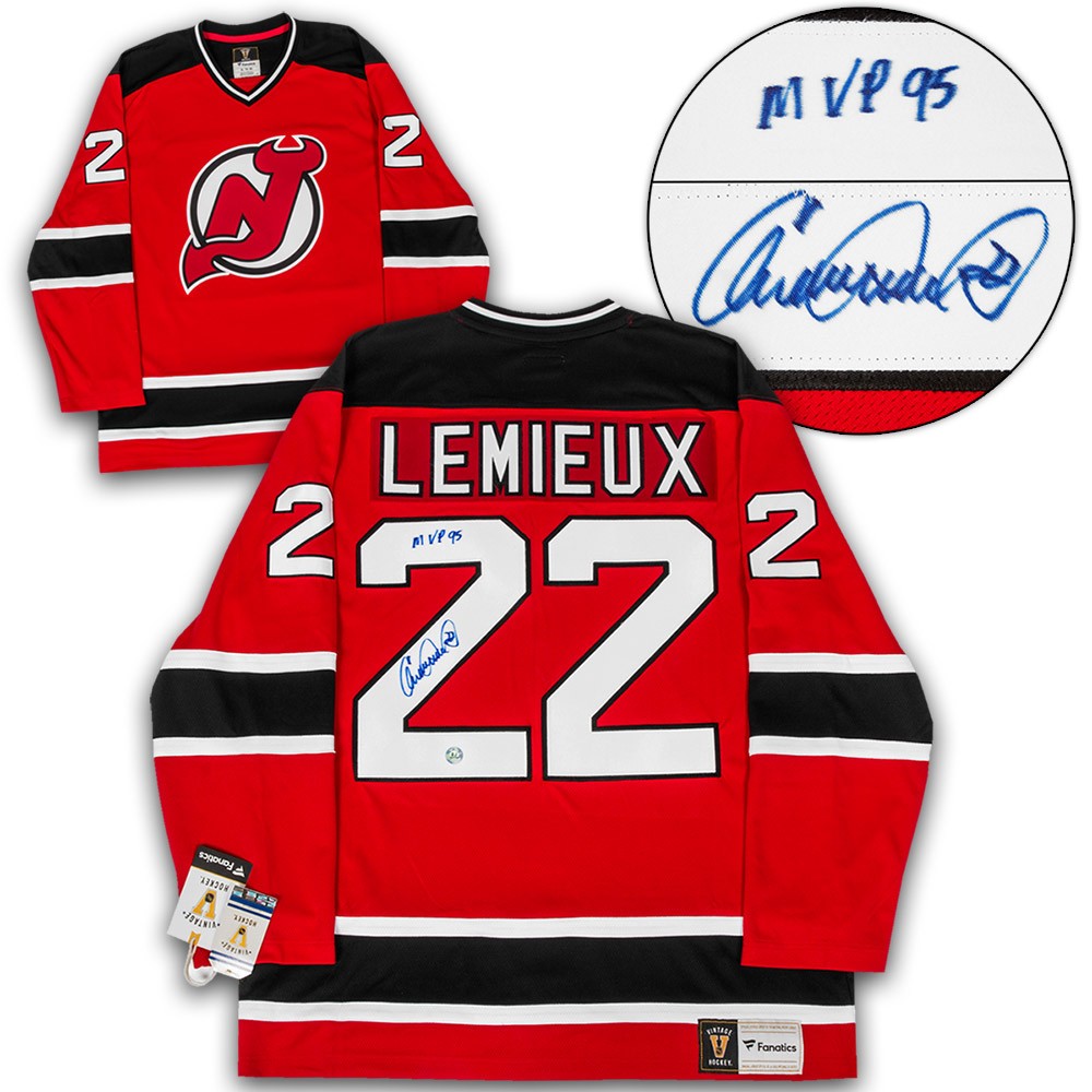 signed lemieux jersey