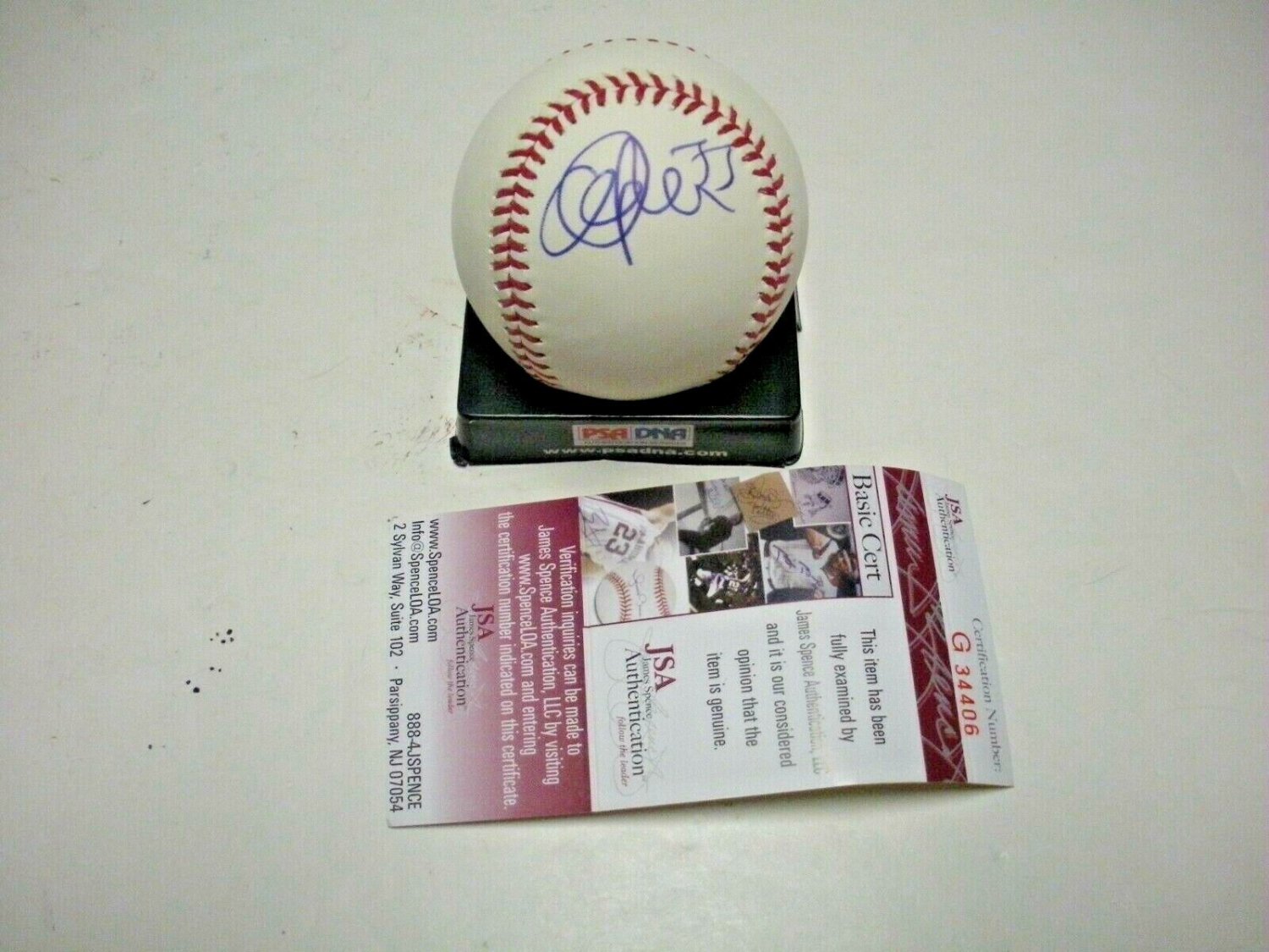 Cliff Lee Autographed Signed Philadelphia Phillies Ws Champs Last One  JSA/COA Baseball