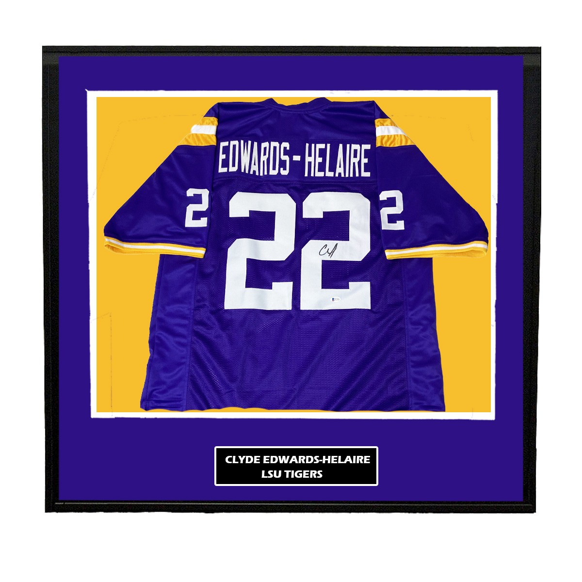 lsu clyde edwards helaire jersey