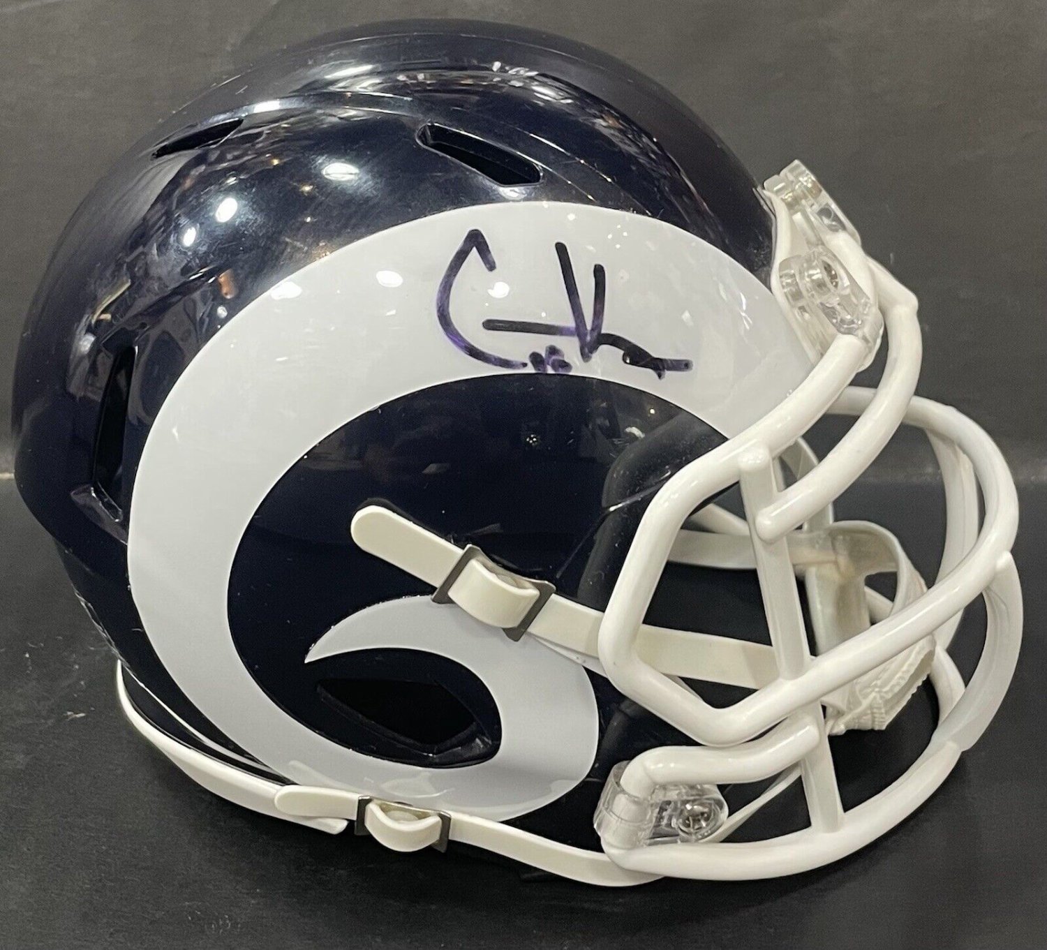 Cooper Kupp Signed Rams Custom Framed Jersey Display (Fanatics)