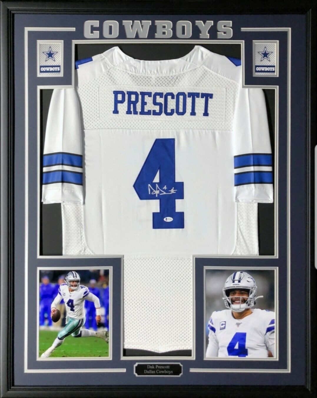 Cowboys Dak Autographed Signed BeckettCOA Certified Dallas Prescott 