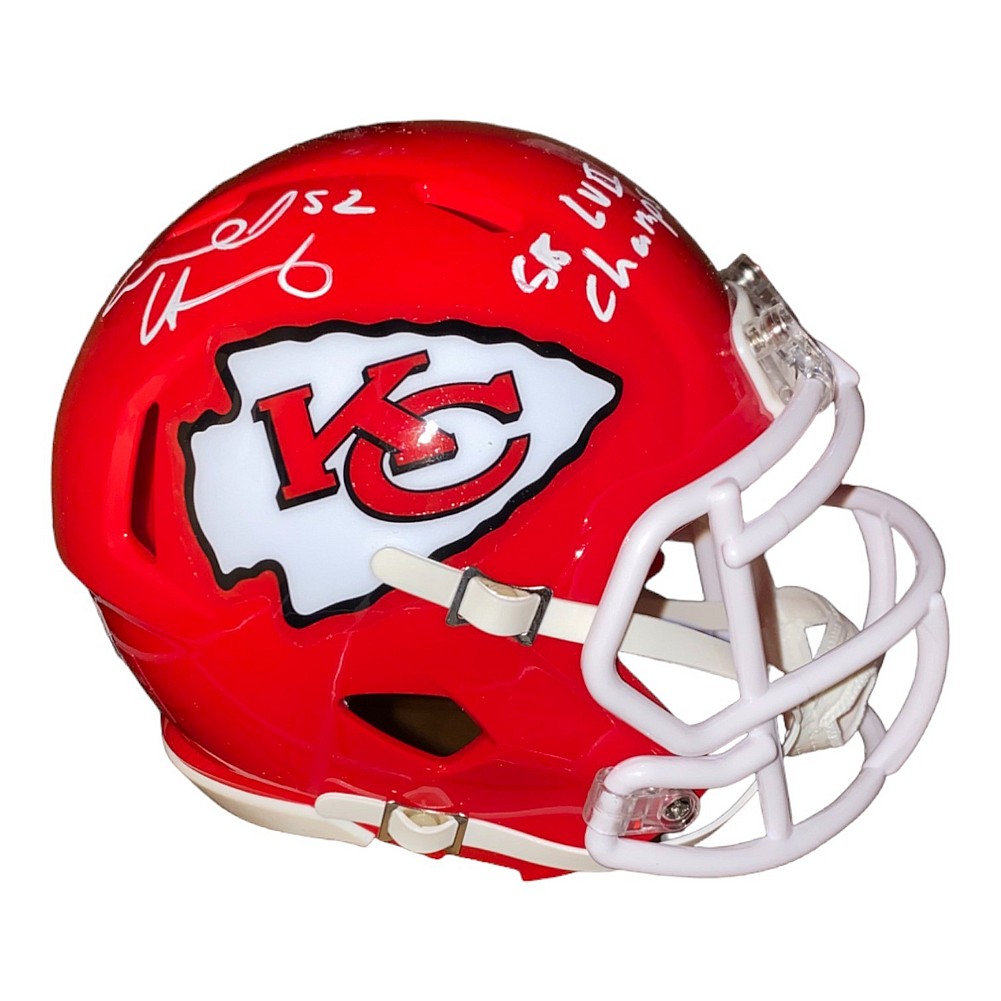 Kansas City Chiefs Speed Mini Helmet- RED SB LVII