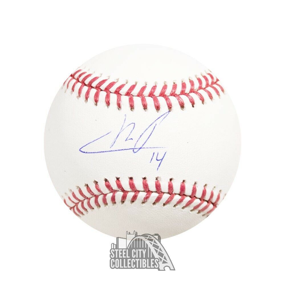 Cristian Pache Autographed Signed Official MLB Baseball - JSA COA