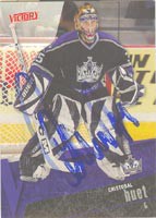 Cristobal Huet Los Angeles Kings 2003 Upper Deck Victory Autographed