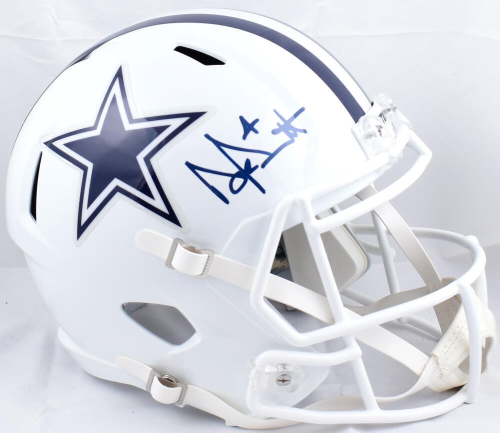 Dak Prescott Autographed Signed Cowboys F/S Alt 2022 Speed Helmet