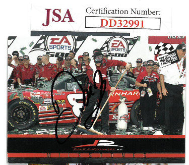 Dale Earnhardt Jr. Autographed Signed Memorabilia Nascar 2004 Press