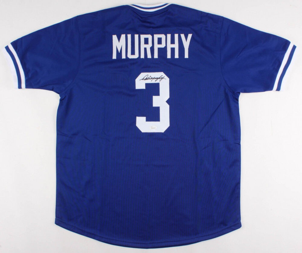 Dale Murphy Atlanta Braves Signed Autograph Custom Jersey Blue JSA Certified