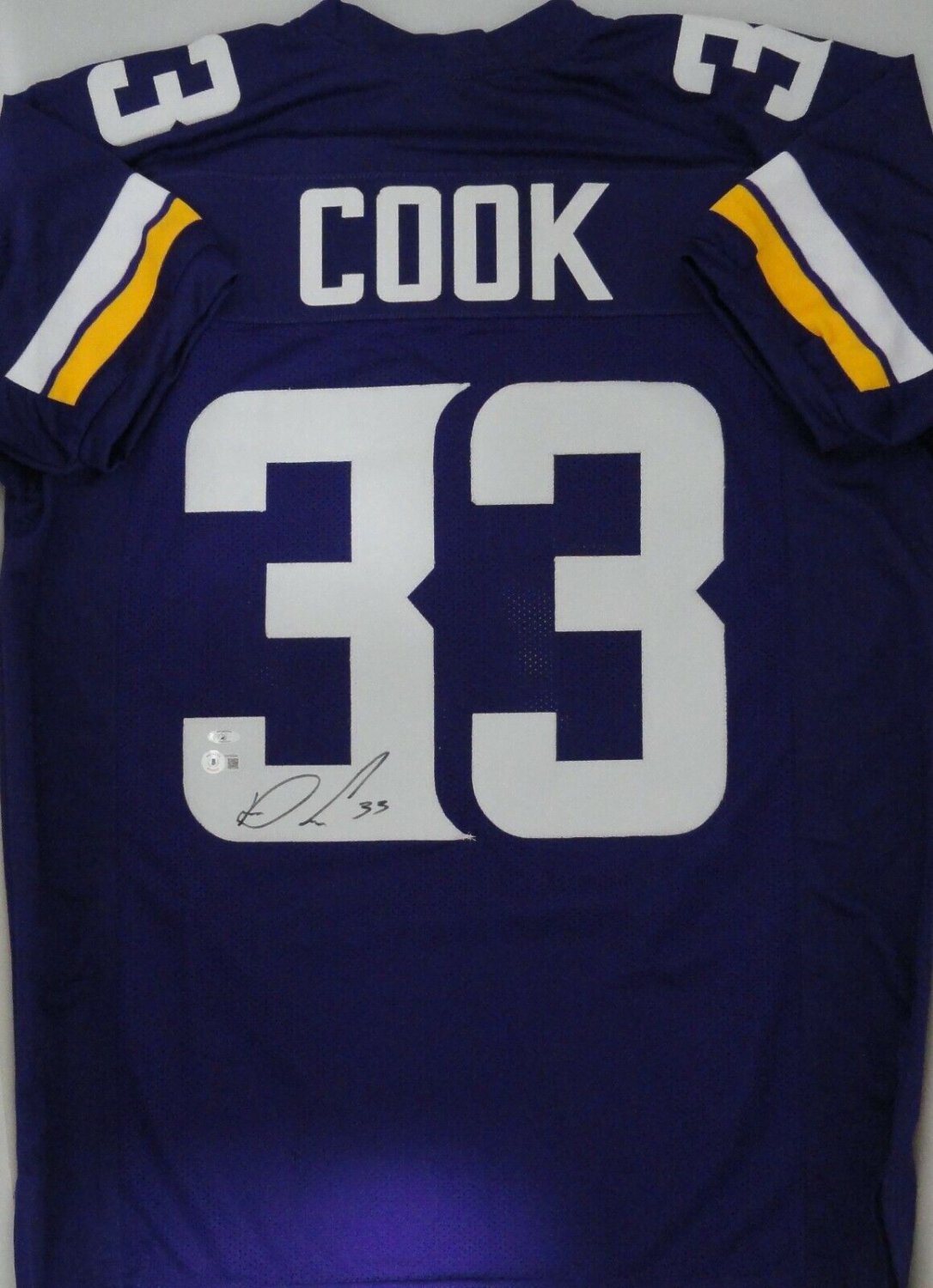 footballcollectible Dalvin Cook Autographed Minnesota Vikings Jersey