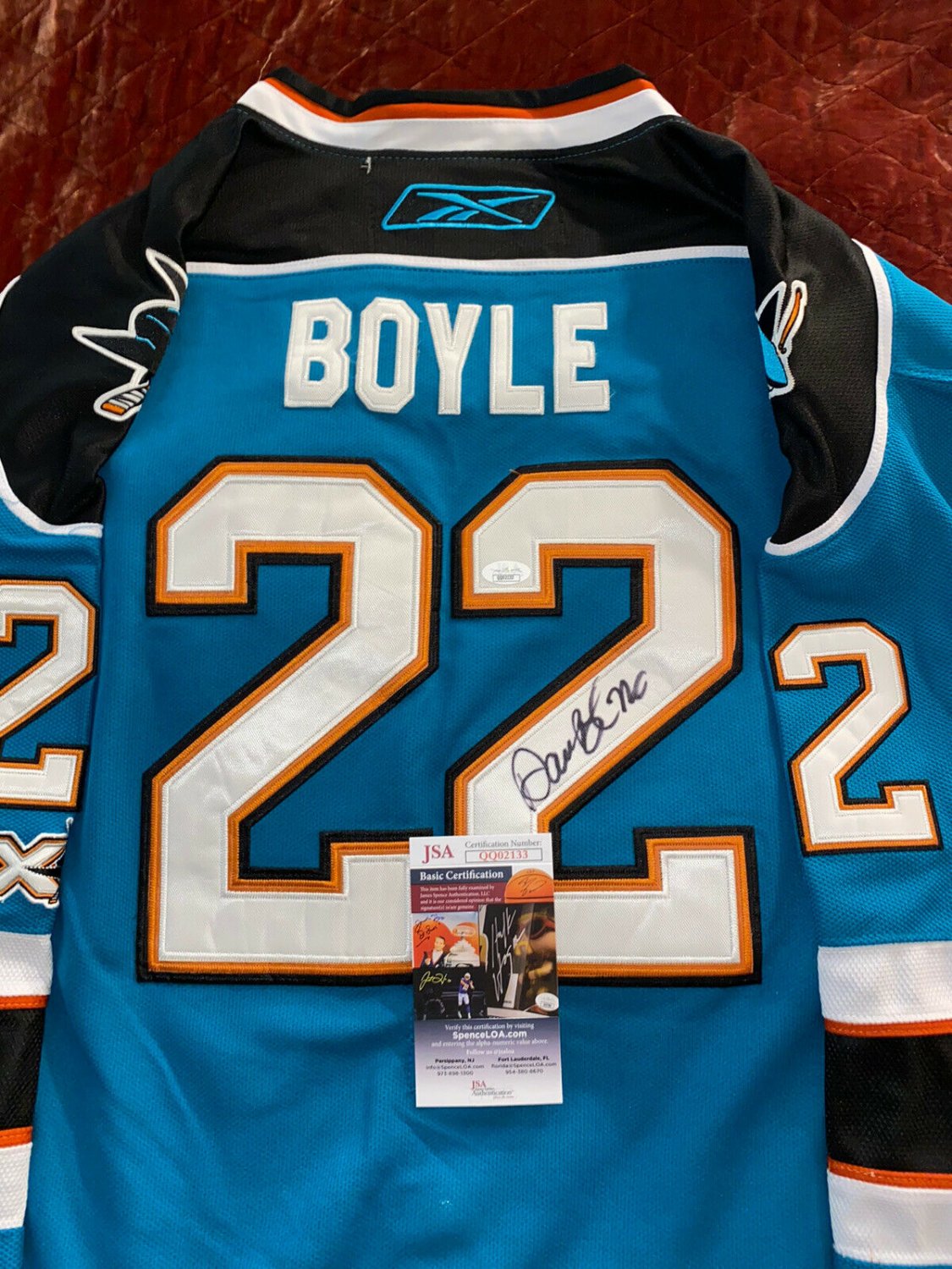 dan boyle jersey