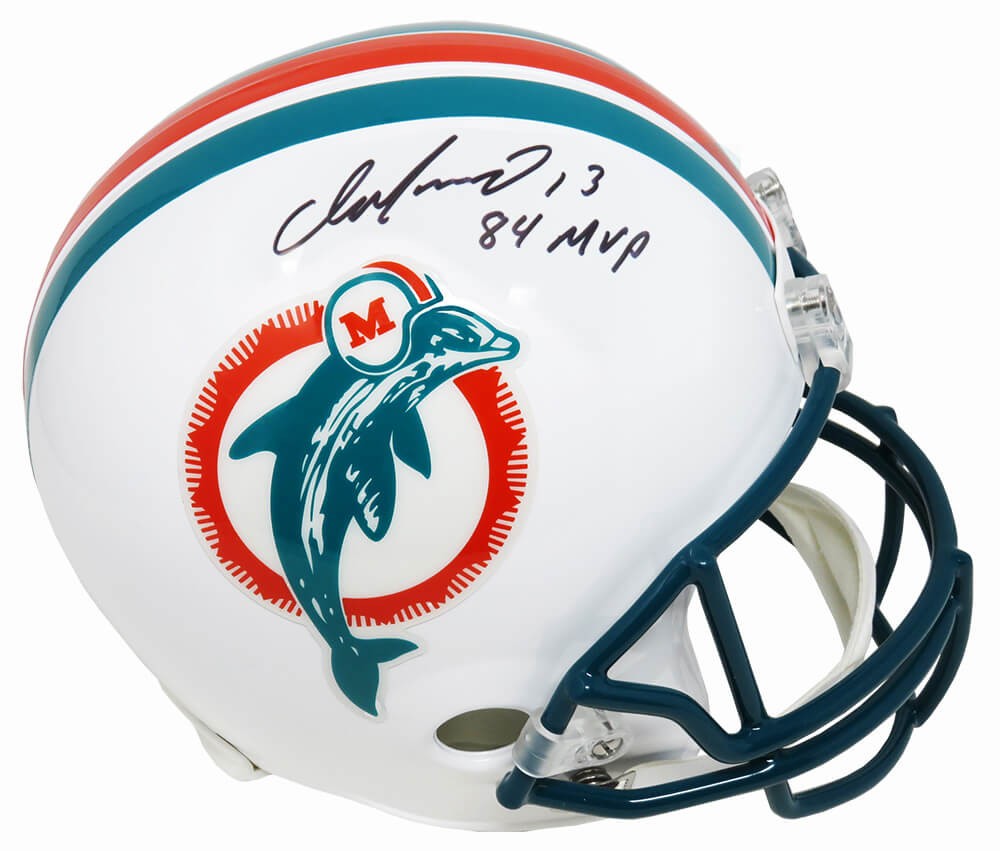 Dan Marino Signed Miami Dolphins Throwback Riddell Full Size