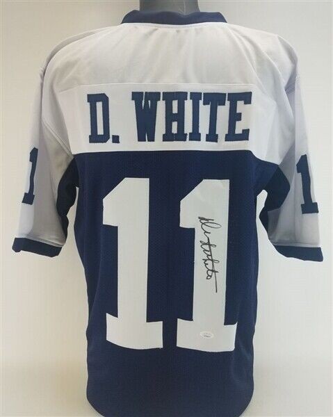 Danny White Autographed Signed Dallas Cowboys Throwback Jersey (JSA  COA)Super Bowl Xii Champ