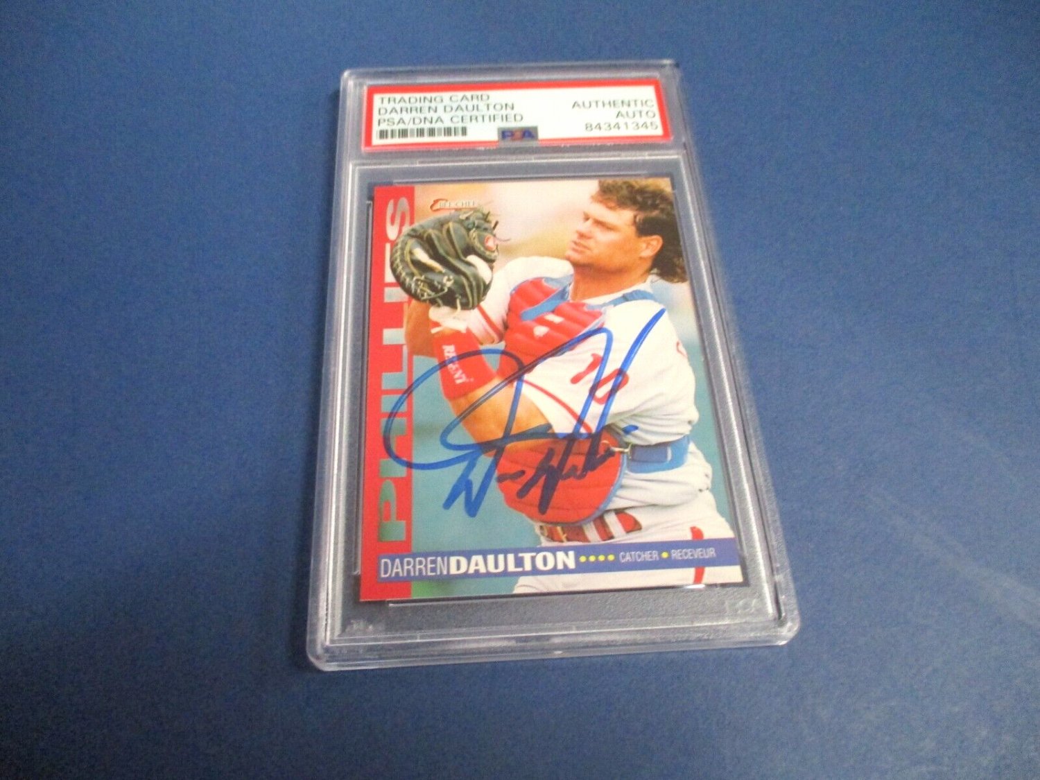 Darren Daulton Autographed Trading Cards, Signed Darren Daulton