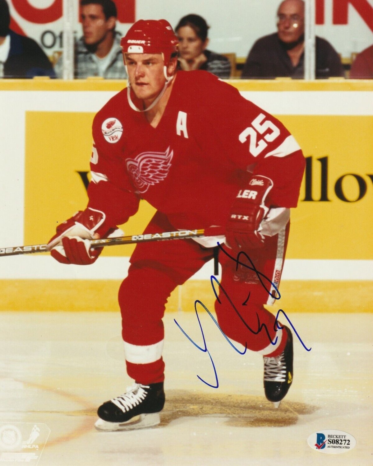 Darren Mccarty Autographed Signed Detroit Red Wings 8X10 Photo With Beckett  COA