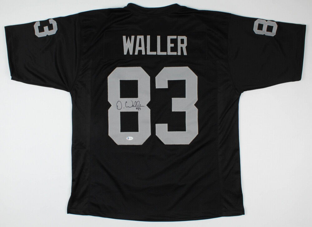 Darren Waller Autographed Signed Raiders Jersey (Beckett COA) Las