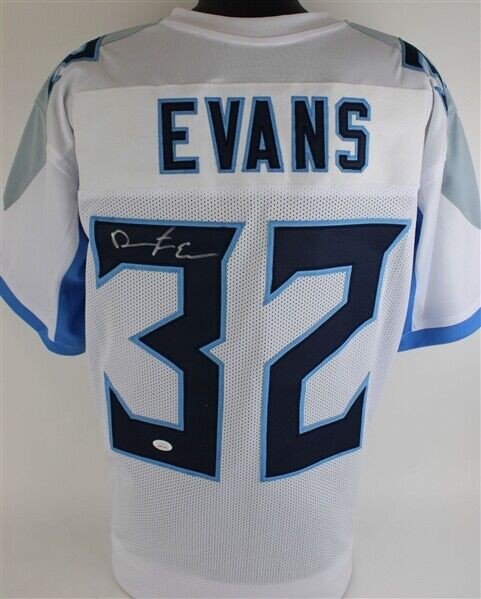 Darrynton Evans Autographed Signed Tennessee Titans Jersey (JSA COA) Ex  Appalachian State Rb