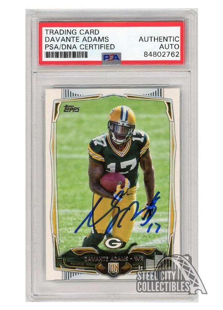 Davante Adams Autographed Signed 2014 Topps Autograph Rookie Card