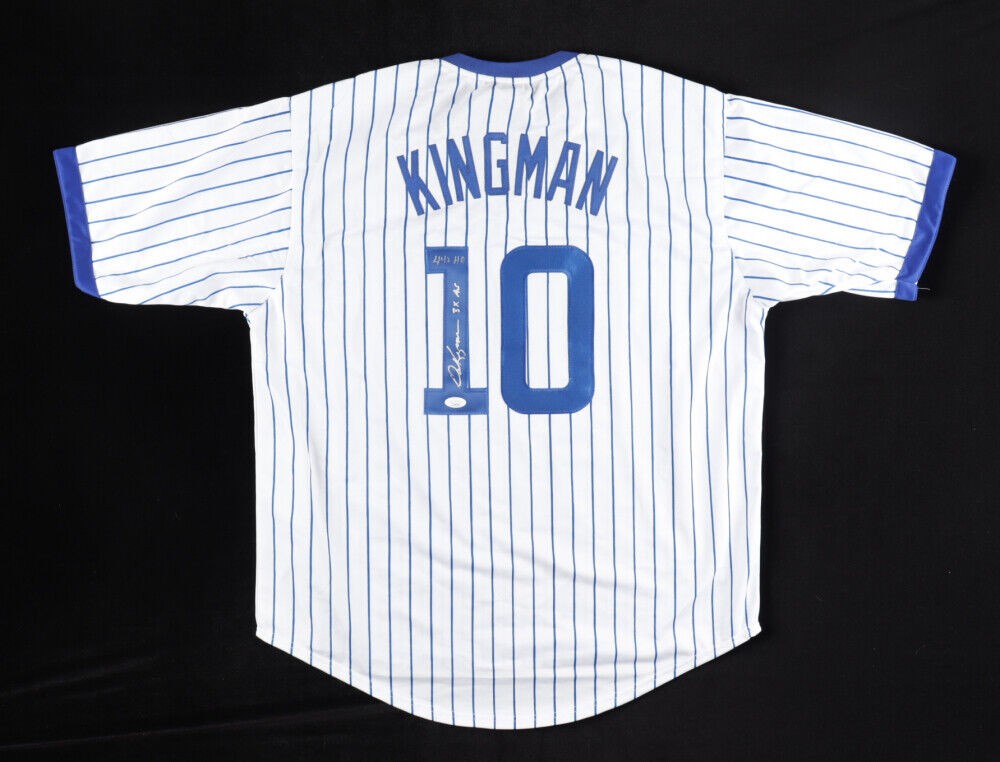 Dave Kingman Signed Chicago Cubs Jersey Inscribed 442 HR King
