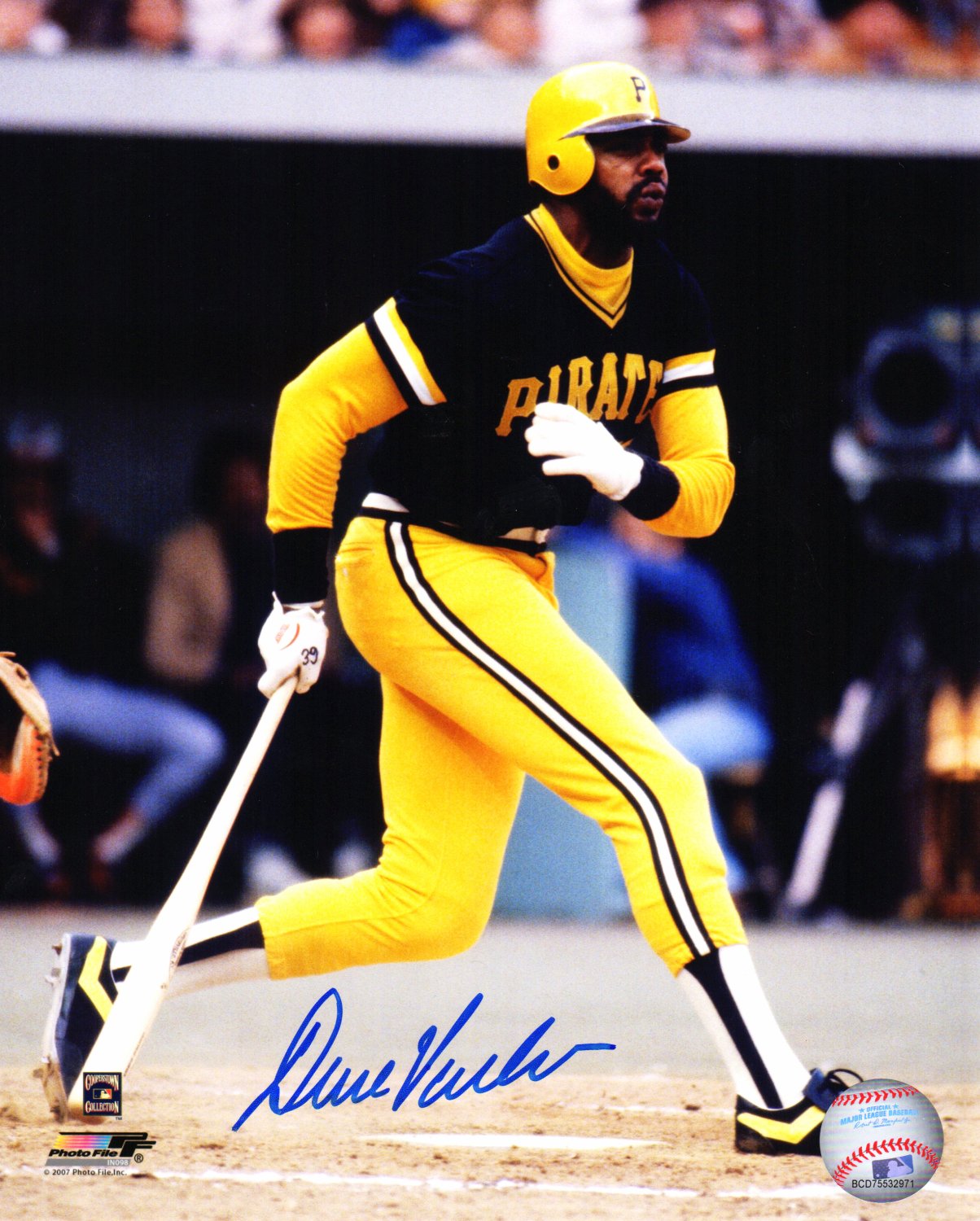 Dave Parker Autographed Signed Pittsburgh Pirates Action 8x10 Photo