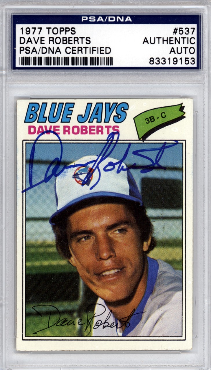 Topps Dave Roberts Baseball Trading Cards